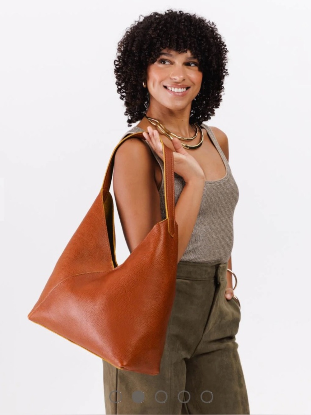 Portland Leather Oversized Naomi Bag
Honey - Picture 14 of 16